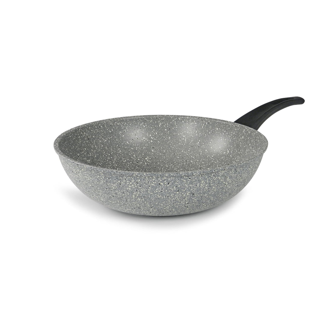 Flonal Dura Induction Wok, Gesund Kochen & Braten, Antihaft & Extrem Kratzfest, Für Induktion, Gas,
