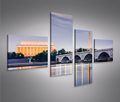 islandburner Bild Bilder auf Leinwand Washington DC 4L XXL Poster Leinwandbild Wandbild Dekoartikel