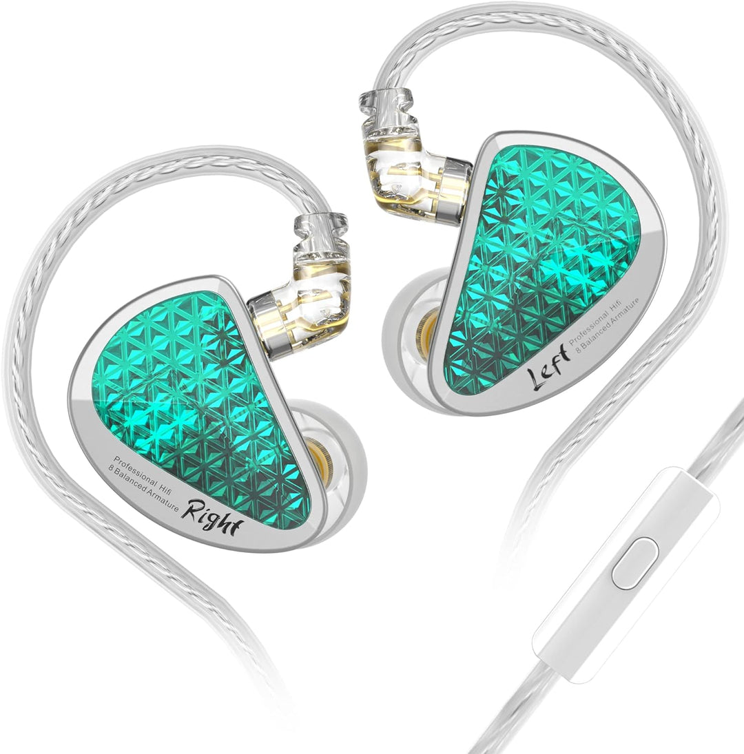 LINSOUL KZ AS16 Pro 16BA Balanced Armature Drivers Earphones HiFi Bass In Ear Monitor Earphones with