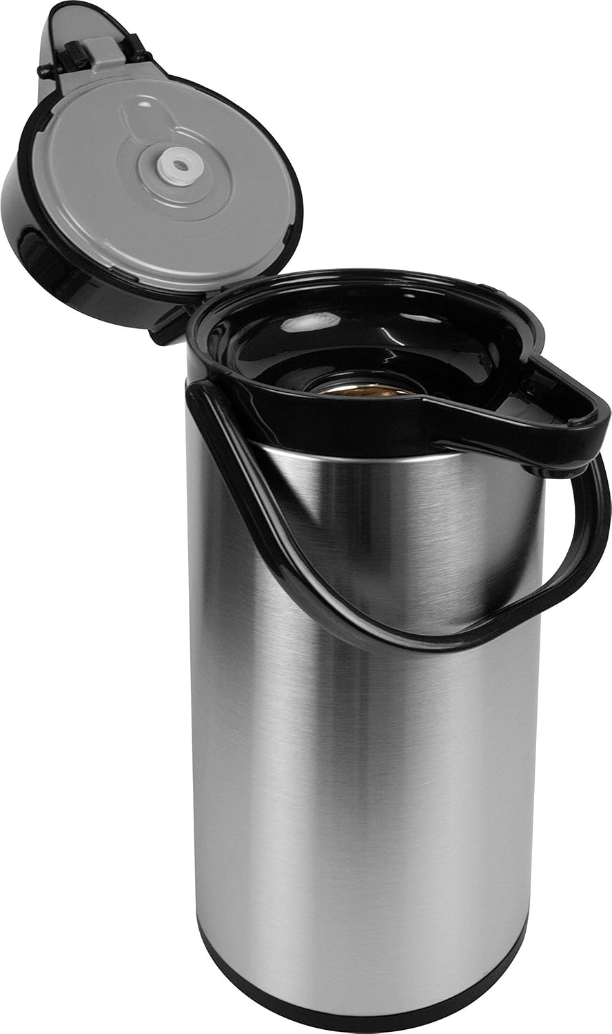 Saro 317-2075 Isolierpumpkanne, 2,2 L & 39-1000 Korbfilter, grösse circa 85/245 mm Bundle mit Korbfi