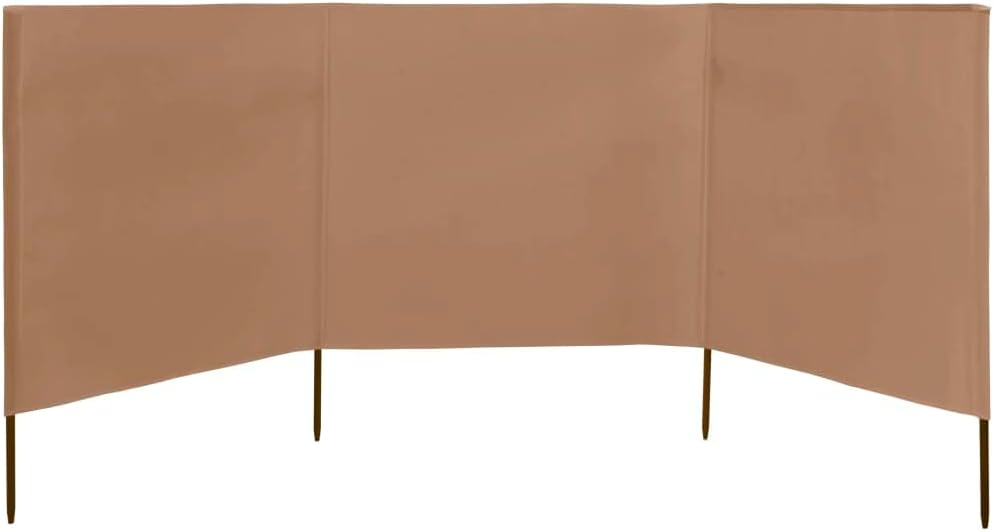 Windschutzgewebe,Windschutz Sichtschutz Balkon,Sichtschutzzaun Taupe,400 x 160 cm 400 x 160 cm Taupe