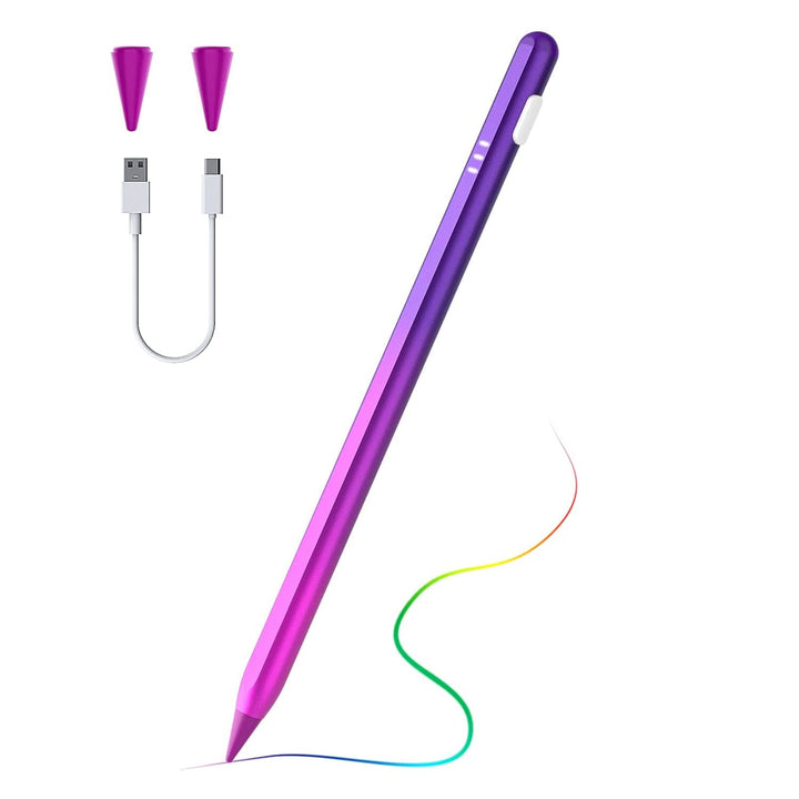 TiMOVO Stylus Pen für iPad 2nd Generation mit Palm Rejection für iPad Pro, Air, Mini, Lila Farbverla
