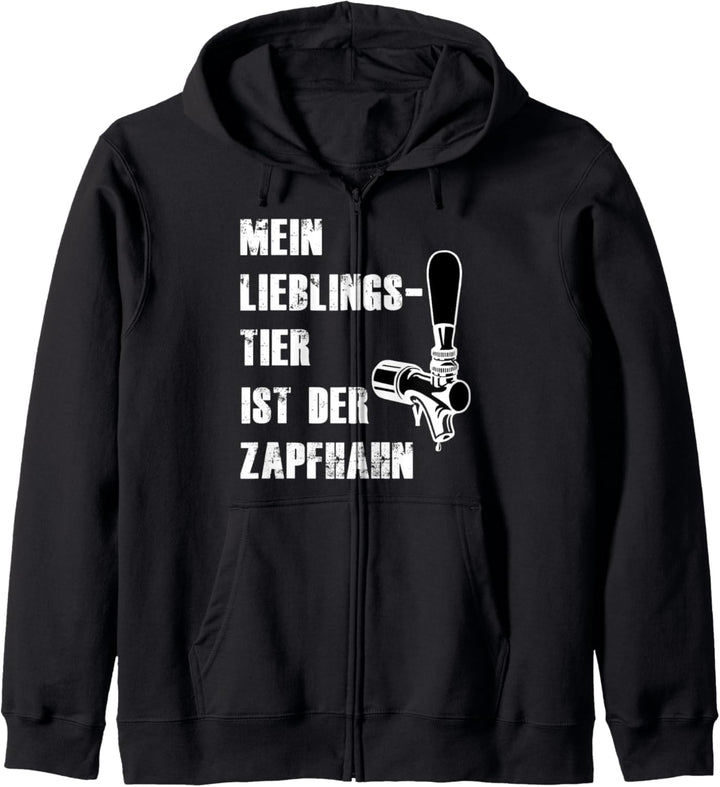 Mein Lieblingstier ist der Zapfhahn Kapuzenjacke