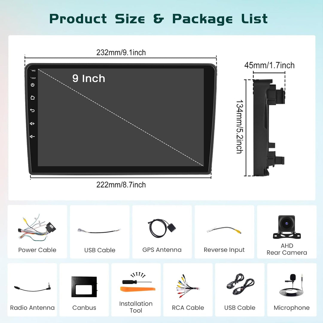 8 Core 6G+128G DSP Hikity Android 15 Autoradio für Citroen Berlingo B9 2008-2017/Peugeot Partner 200