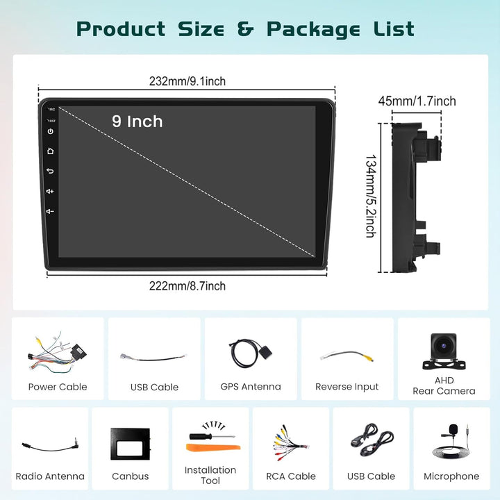8 Core 6G+128G DSP Hikity Android 15 Autoradio für Citroen Berlingo B9 2008-2017/Peugeot Partner 200