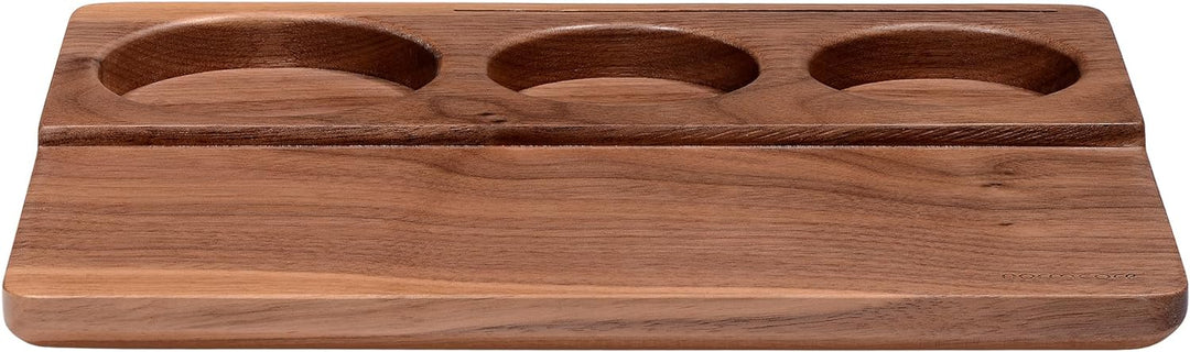 Normcore Tampermatte, Coffee Tamperstation 51mm 54mm 58mm für Barista aus Original Walnuss, Espresso