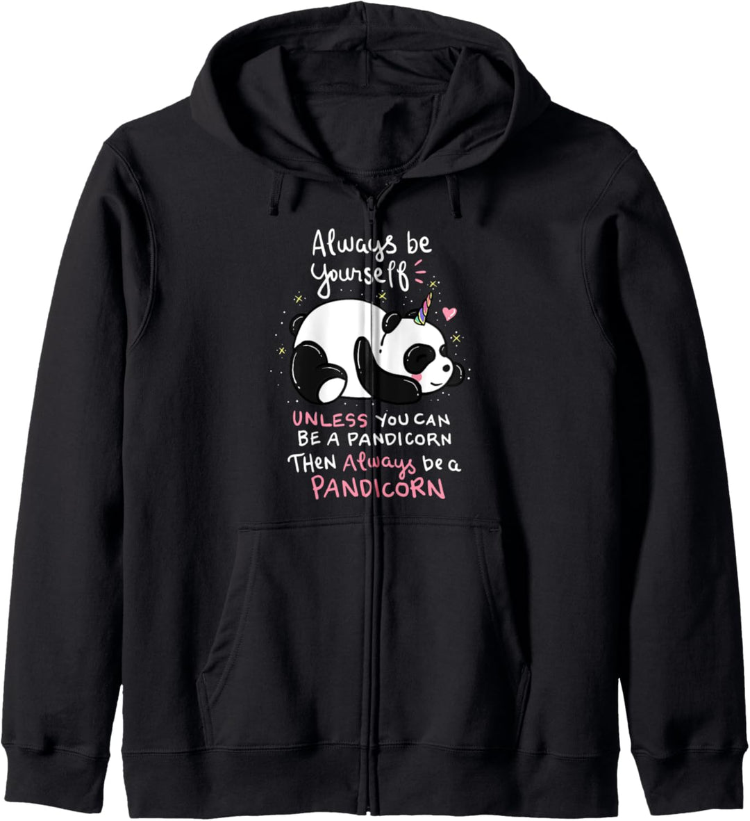 Pandicorn – Panda & Einhorn niedlicher Pandacorn Kapuzenjacke