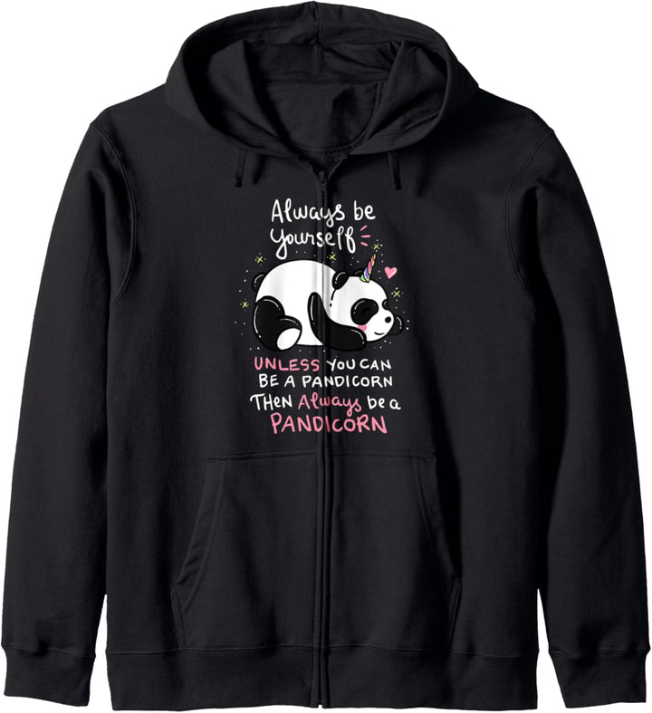 Pandicorn – Panda & Einhorn niedlicher Pandacorn Kapuzenjacke