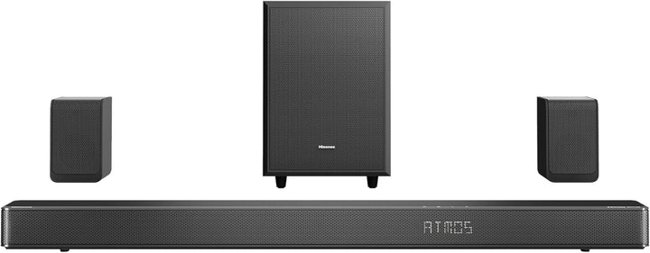 Hisense AX5125H 5.1.2 Soundbar mit kabellosem Subwoofer und Rücklautsprechern, 500W, Dolby Digital P