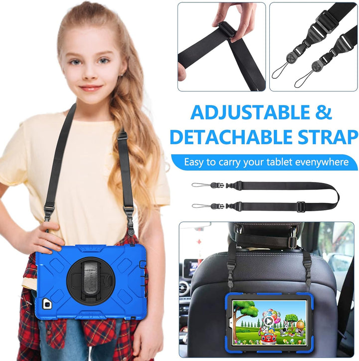Hülle für Galaxy Tab A7 Lite: Miesherk Stossfeste Silikon Schutzhülle Case Samsung Galaxy Tab A7 Lit