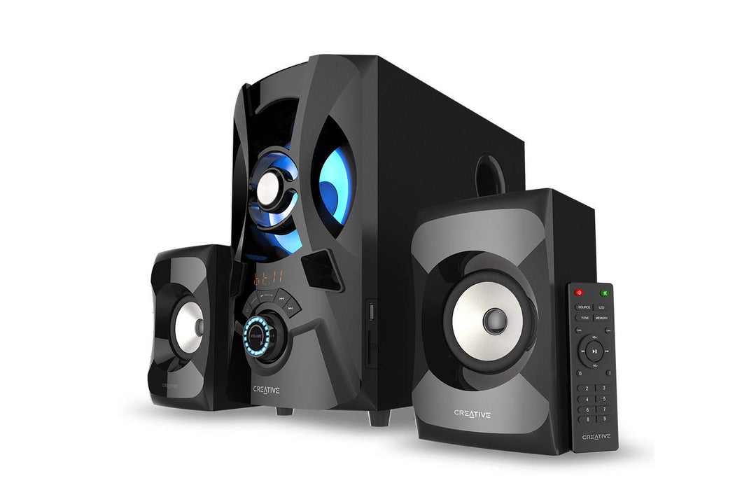 Creative SBS E2900 Leistungsfähiges 2.1-Bluetooth-Lautsprechersystem mit Subwoofer für Fernseher und