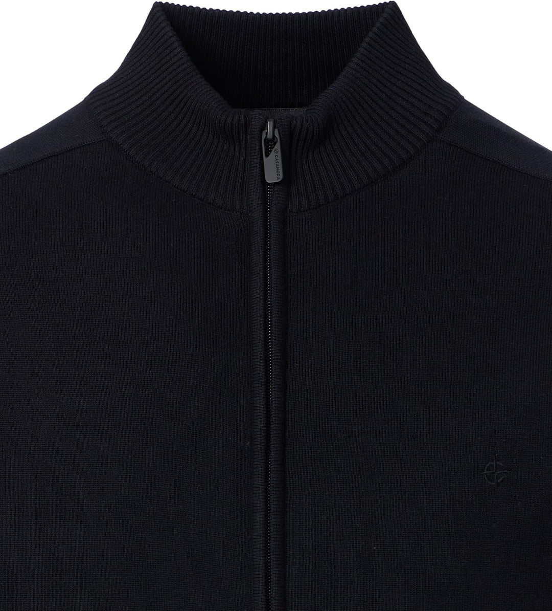 CASAMODA Herren Strickjacke, S Schwarz