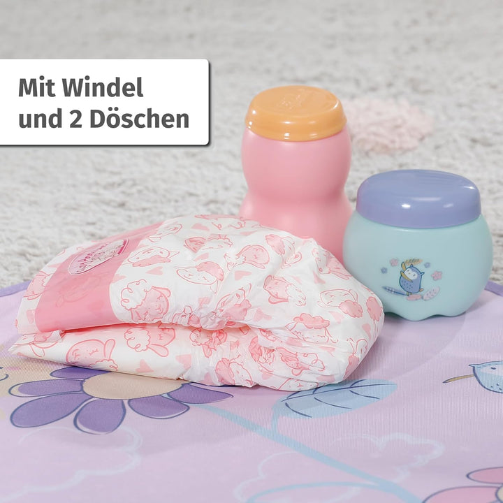 Baby Annabell Borsa fasciatoio DOLL, Puppenwickeltasche, Wickeltasche mit Wickelunterlage, Windel un