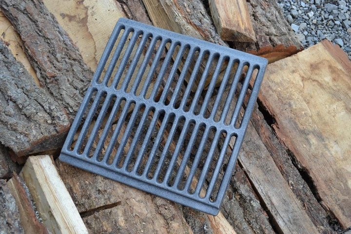 SEZAM 26 x 26 cm Gussrost Ofenrost Ascherost Gussrost verschiedene Durchmesser, Kaminrost passend Ka