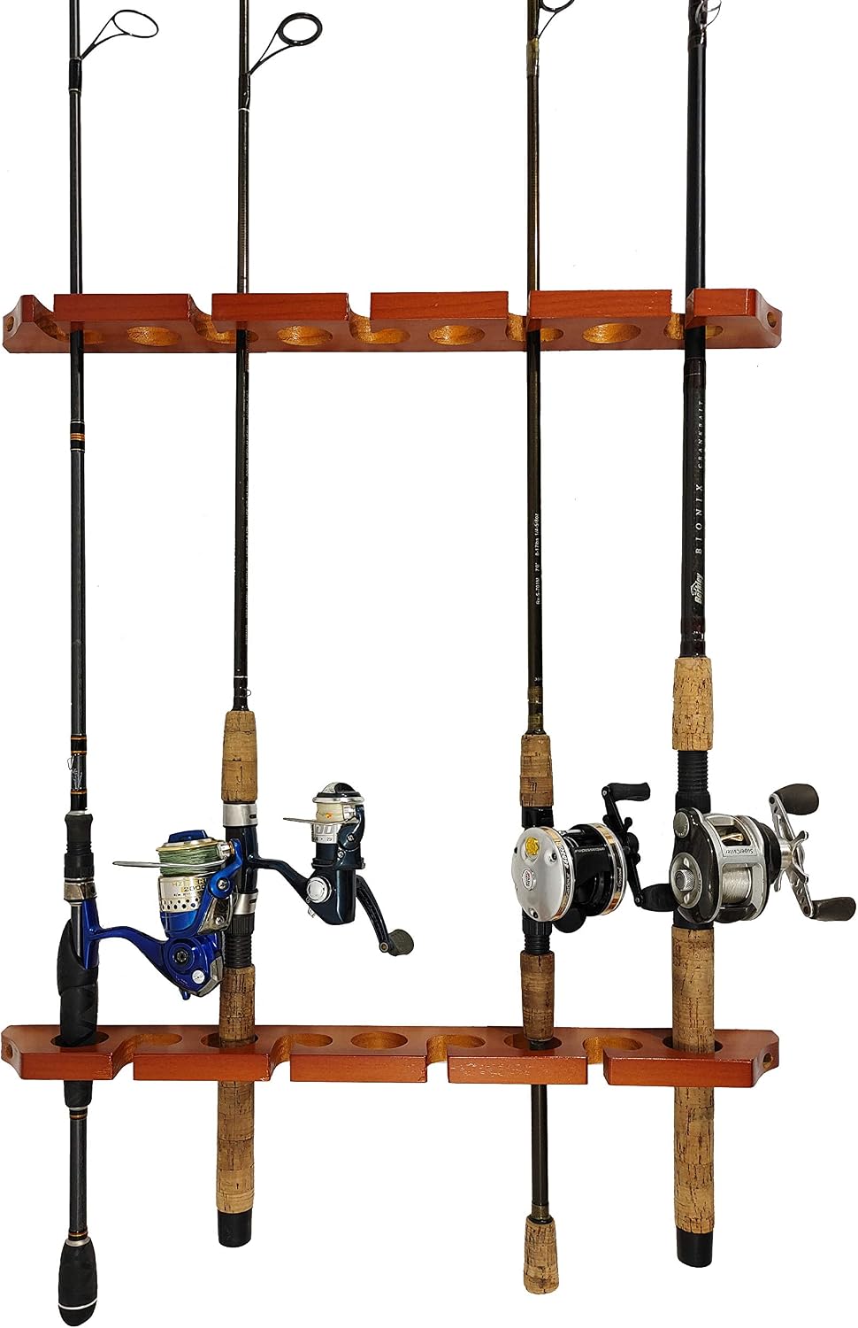 Old Cedar Outfitters CPR-009 Deckenregal für Angelruten, massives Kiefernholz, für bis zu 9 Angelrut