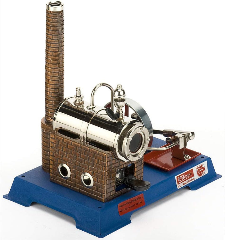 Wilesco Dampfmaschine D6, Durchmesser 45 mm, Länge 100 mm - Fertigmodell, Klassisch