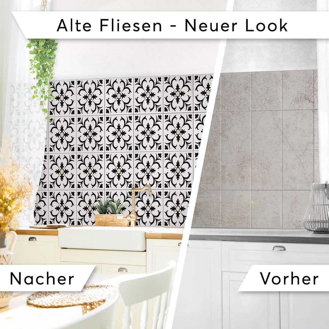 CREATISTO Klebefliesen Stickerfliesen Fliesenfolie - Hochwertige Aufkleber Sticker für Fliesen I Kle
