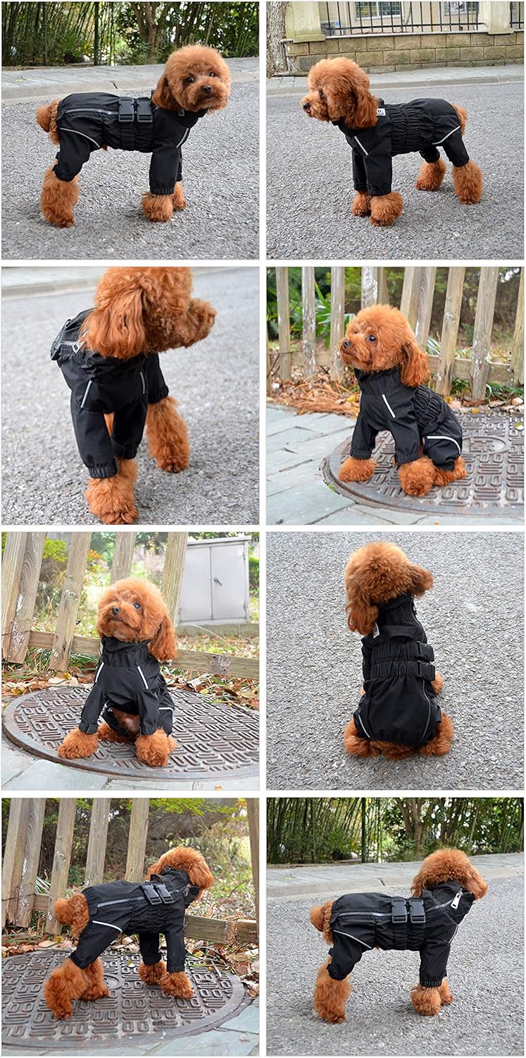 lovelonglong Winter Wasserdicht Hundemantel, Reflektierend Hundejacke Rollkragen Warm Hundejacke Sic