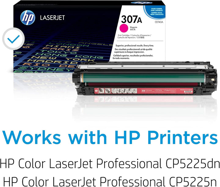 HP 307A (CE743A) Rot Original Toner für HP Color Laserjet Pro CP5225, Rot