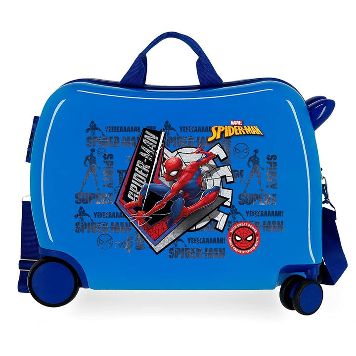 Marvel Great Power Kinderkoffer, 50 x 38 x 20 cm Kinderkoffer Blau, Kinderkoffer Blau