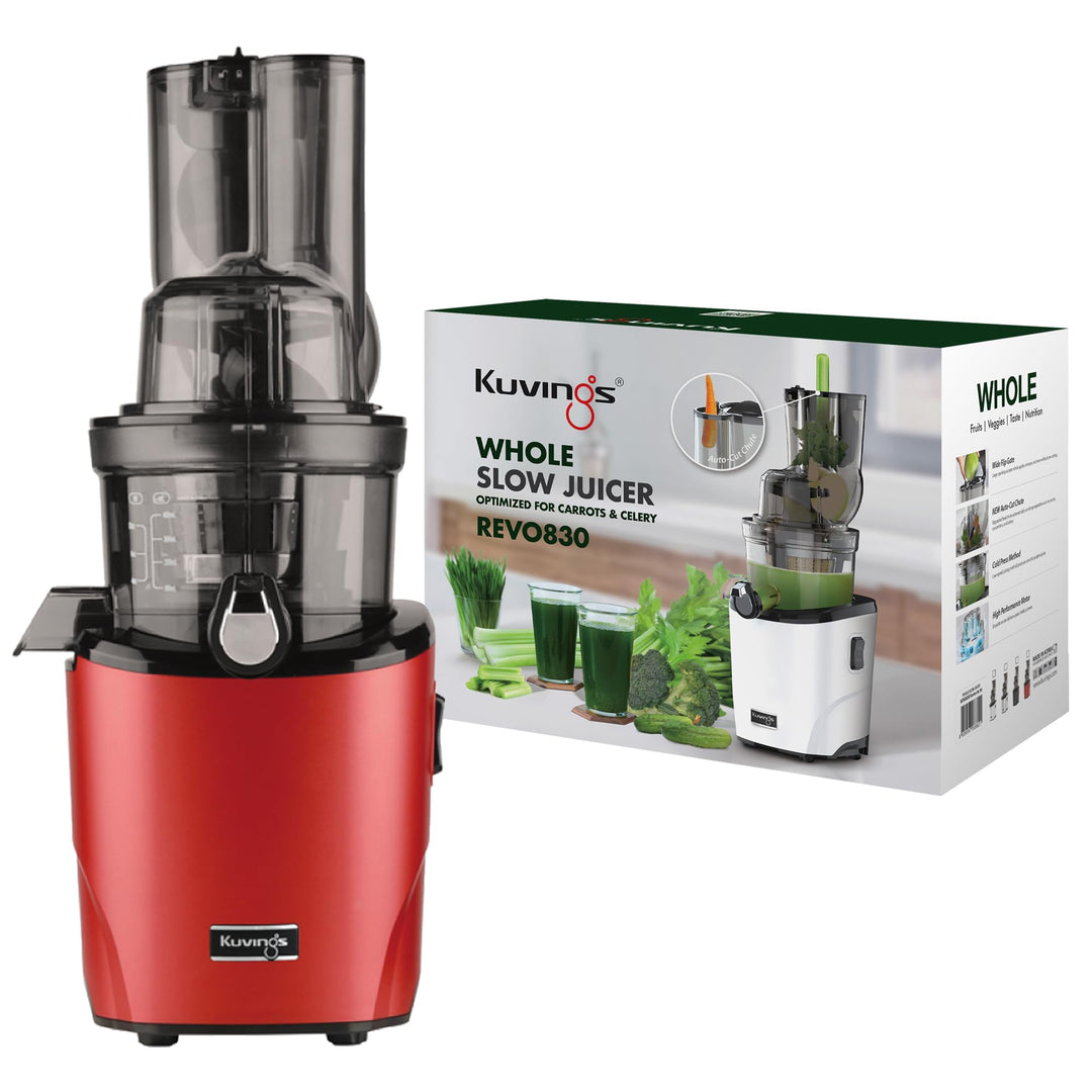 Kuvings | Entsafter | REVO830 | Slow Juicer | Doppelte Einfüllöffnung | automatisches Schneidesystem