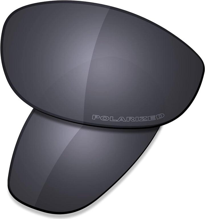 Saucer Premium Ersatzgläser für Oakley Monster Dog Sonnenbrillen High Definition - Shield Black Pola