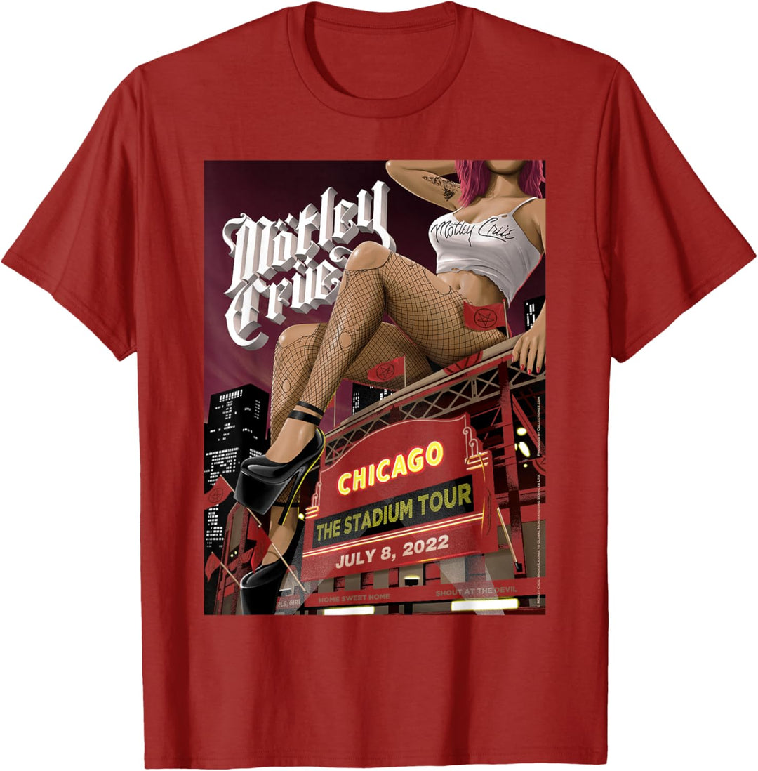 Mötley Crüe - The Stadium Tour Chicago T-Shirt