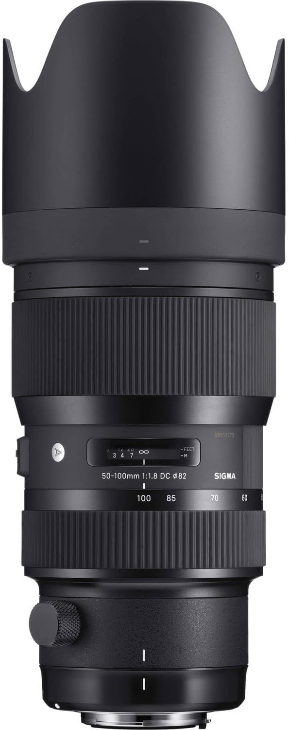 Sigma 50-100mm F1,8 DC HSM Art Objektiv für Nikon F Objektivbajonett 82mm für Nikon Single, 82mm für