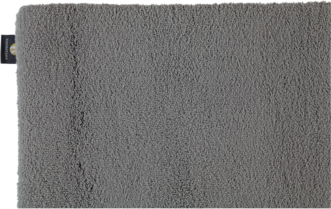 Rhomtuft Badteppiche Square Kiesel - 85 Deckelbezug 45x50 cm, Deckelbezug 45x50 cm