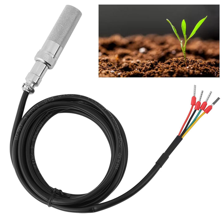 1 PCS FS Mesh-Geschützt Wetterfeste Bodenfeuchte Temperatursensor, Sensor für Feuchtigkeit und Tempe