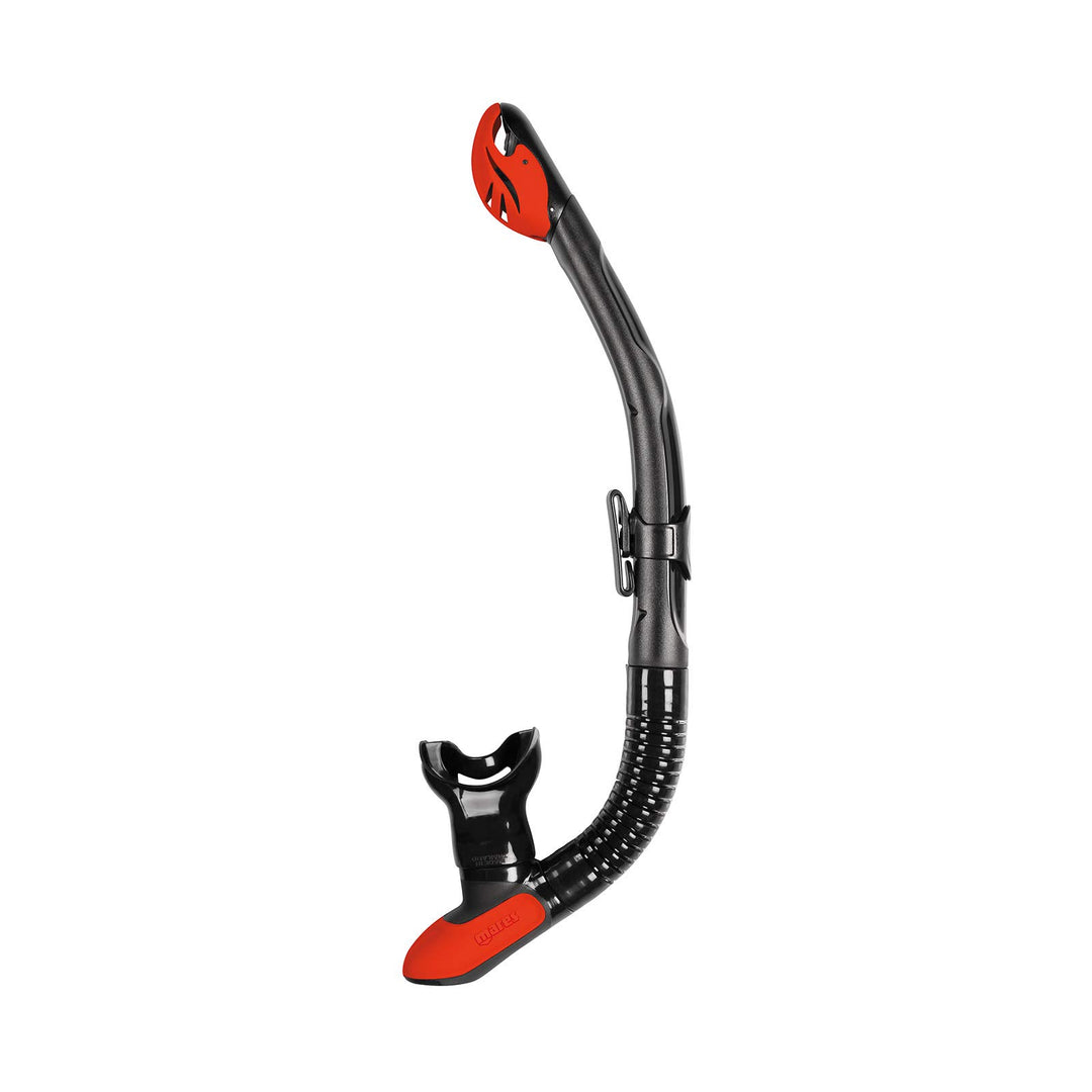 Mares Schnorchel Ergo Dry Erwachsene Black Red, Erwachsene Black Red