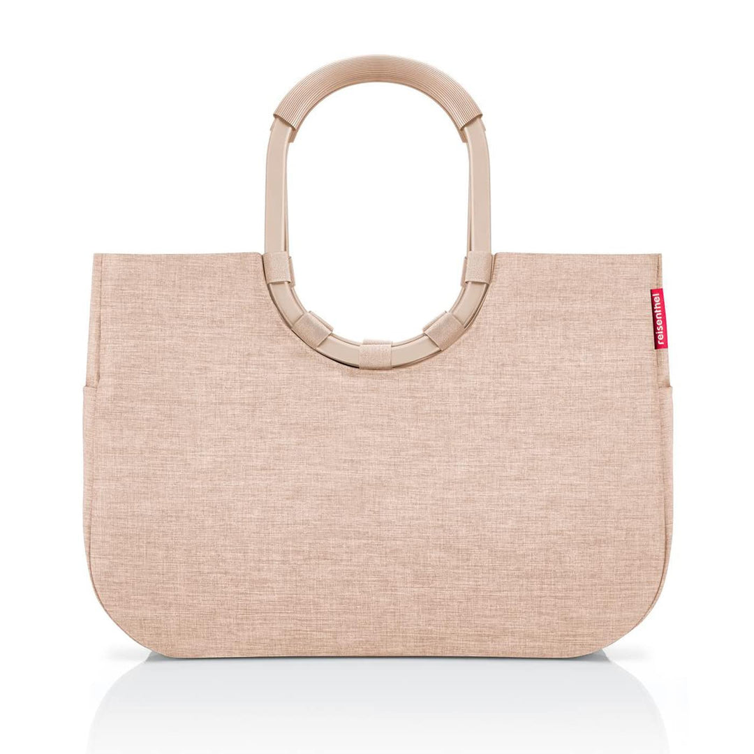 reisenthel loopshopper L – Stabile Tasche mit praktischen Fächern aus recycelten PET-Flaschen – Char