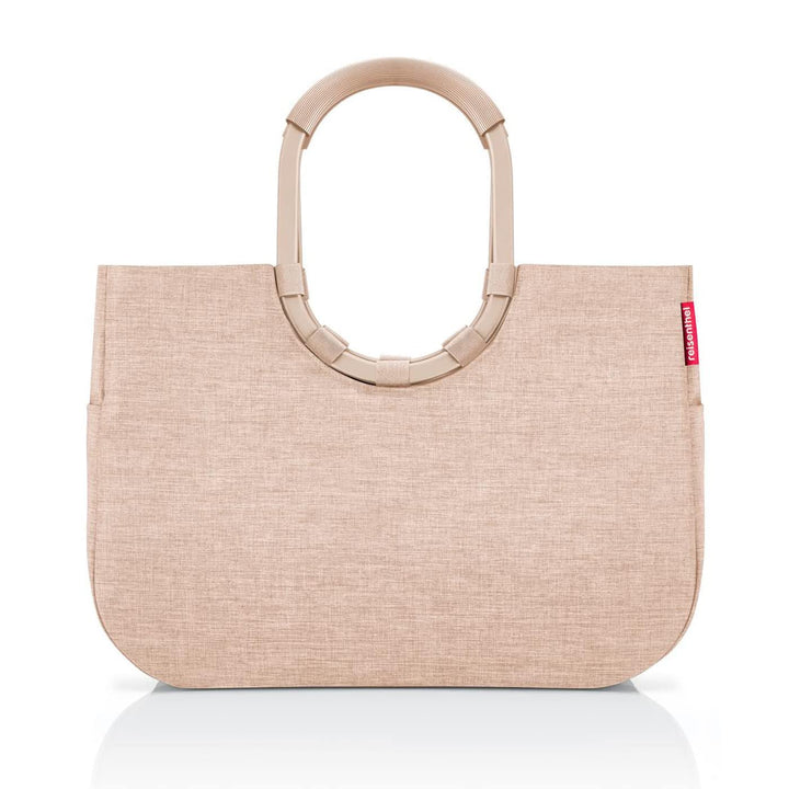 reisenthel loopshopper L – Stabile Tasche mit praktischen Fächern aus recycelten PET-Flaschen – Char