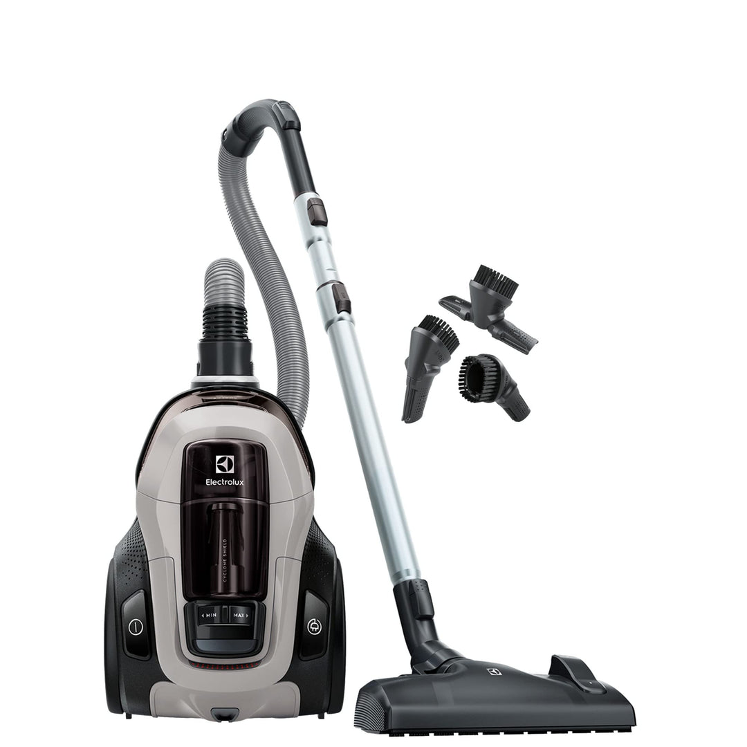 Electrolux PC91-4MG Pure C9 beutelloser Staubsauger, 700 W, 16 Liter, 72 Dezibel, Stahl, Mineralgrau