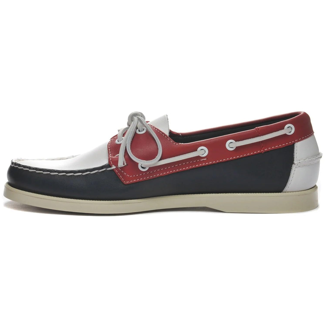 Sebago Herren Portland Spinnaker Bootschuhe 39 EU Mehrfarbig Navy Red White 972, 39 EU Mehrfarbig Na