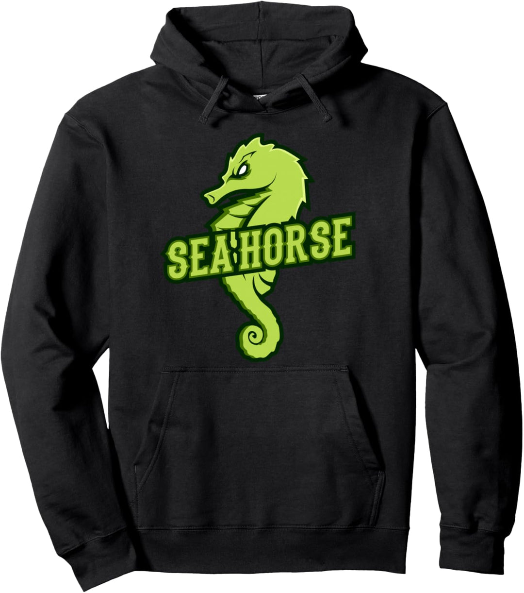 Seepferdchen Taucher Meeresbiologe Taucherin Pullover Hoodie