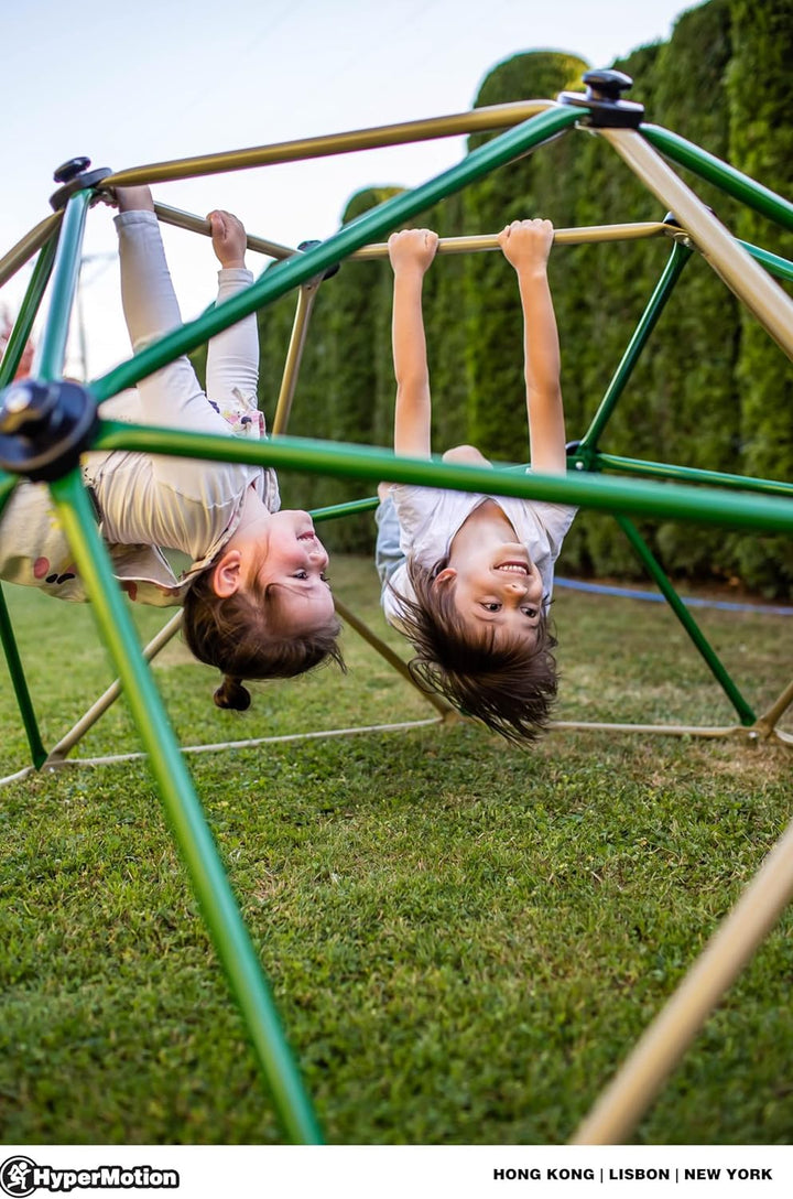HyperMotion Kletterkuppel für Kinder, Outdoor, Klettergerüst Garten, belastbar bis zu 350 kg, Klette