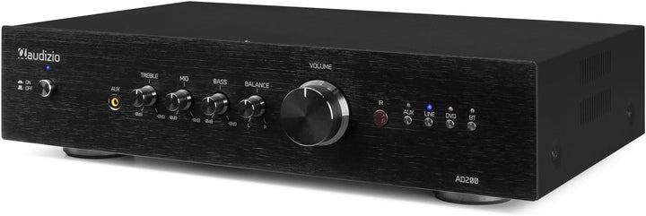 Audizio AD200B - HiFi-Stereo-Verstärker 2 x 200 Watt, Bluetooth Verstärker für Lautsprecher und HiFi