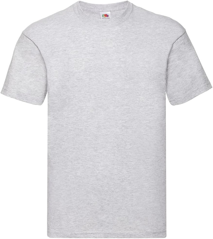 Fruit of the Loom Herren Original T. T-Shirt (5er Pack) S Grau Meliert, S Grau Meliert