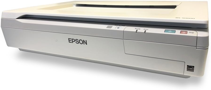 Epson DS-50000 WorkForce Flachbettscanner (DIN A3, 600x600 dpi, USB 2.0) weiss