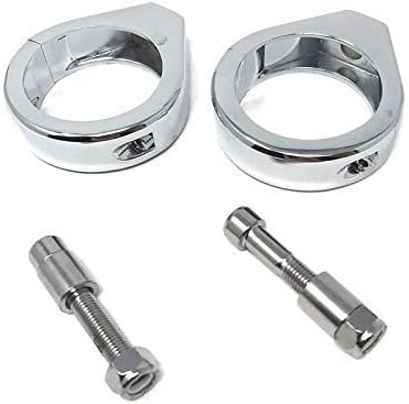 Alchemy Parts Motorrad Chrom Blinker/Blinker Austausch Klammergabel Klammern 39mm