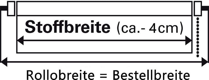 K-home 517732-34 Klemmfix Doppelrollo Madrid ohne Bohren Beige 80 x 200 cm (B x L), Beige 80 x 200 c