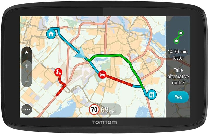 TomTom Navigationsgerät GO 520 (5 Zoll, Stauvermeidung dank TomTom Traffic, Karten-Updates Welt, Upd