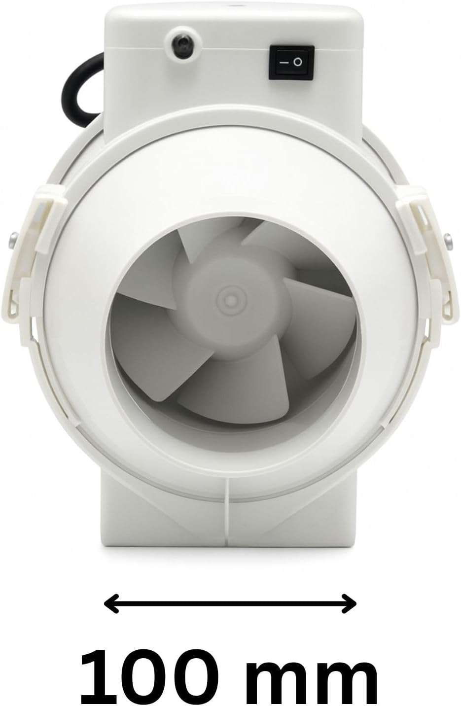 Weedness Grow Abluft 2-stufig 145-187 m³/h 100 mm Anschluss - Lüfter Zu & Ventilator Rohrventilator