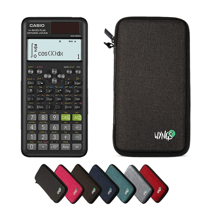 CALCUSO Sparpaket: Casio FX-991ES Plus 2nd Edition technisch-wissenschaftlicher Taschenrechner + WYN