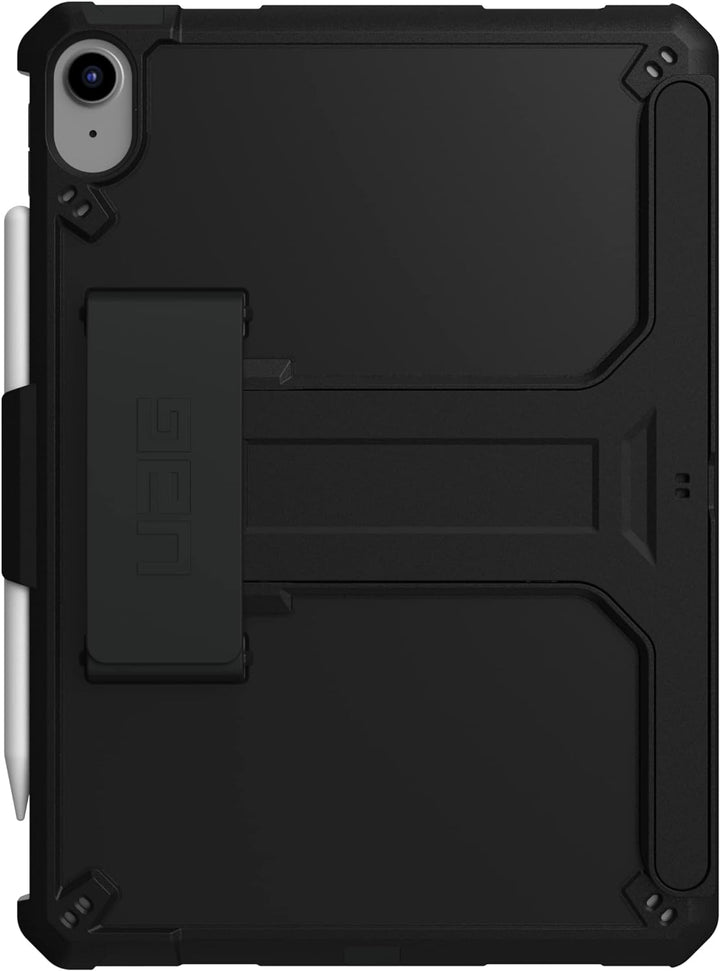 Urban Armor Gear Scout Handstrap & Kickstand Case für Apple iPad 10.9 (2022) Hülle [Apple Pencil Hal