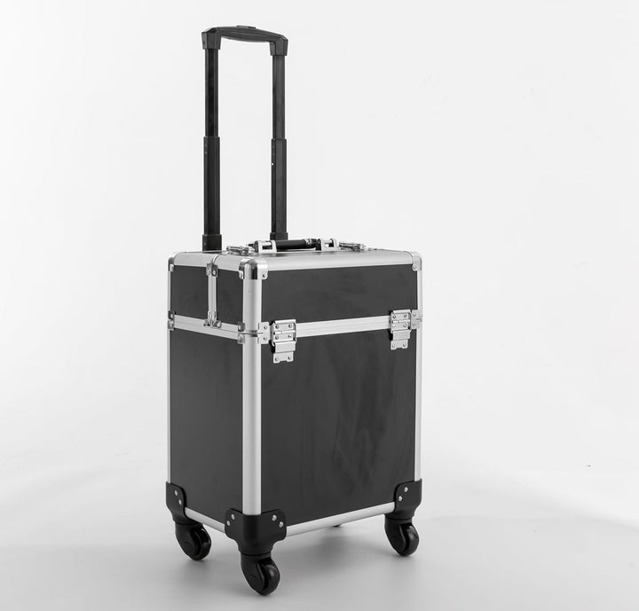 Kosmetikkoffer Trolley, 34 * 24 * 41cm Reisen Friseurkoffer Gross Schminkkoffer für Visagisten, Hair
