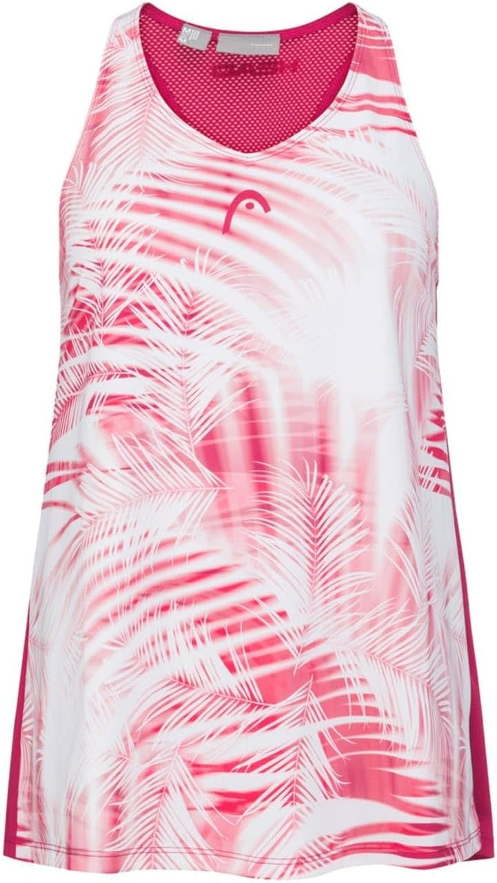 HEAD AGILITY Sport Tank Top Damen, mulberry/print, L