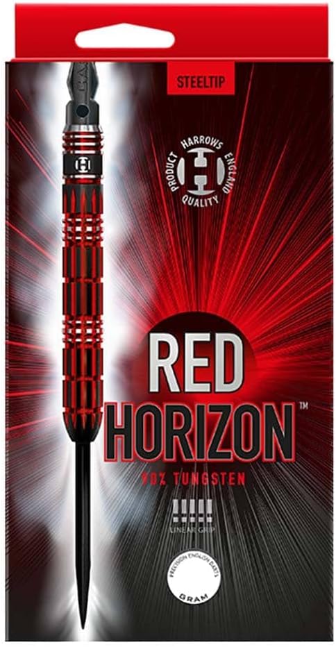 Harrows Steel Darts Red Horizon 90% Tungsten Steeltip Dart Steeldart Hochwertiger Tungsten Dart Dart