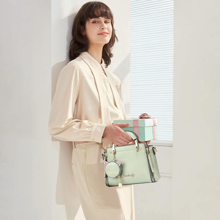 NICOLE & DORIS Frauen Umhängetasche Klein Tasche Mode Handtaschen Damen Kuriertaschen Handytasche Mä